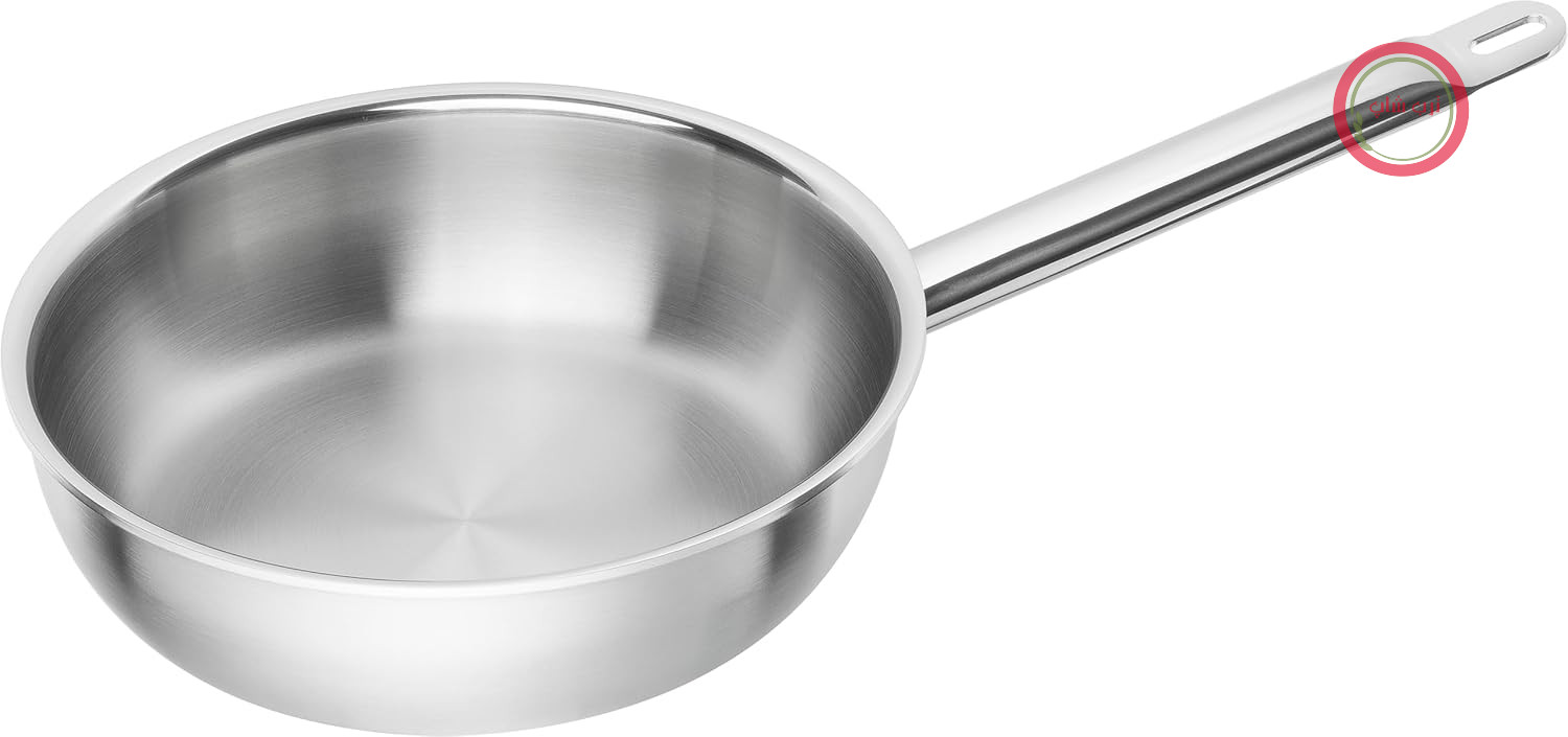 ماهیتابه ZWILLING Pro، 24 سانتی‌متر، بدون روکش، استیل ضد زنگ 18/10