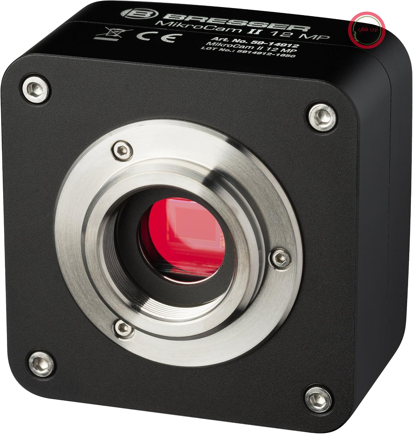 دوربین میکروسکوپ Bresser MicroCam II با تراشه CMOS سونی ۱۲ مگاپیکسلی و USB 3.0 برای نرخ فریم بالا و وضوح بالا | ۴۰۰۰ در ۳۰۰۰ پیکسل، بیش از ۲۵ فریم در ثانیه، عملکرد اندازه‌گیری زنده، فوکوس استکینگ، موزاییک، تایم لپس، آداپتور ۲۳.۲، ۳۰، ۳۰.۵ میلی‌متری