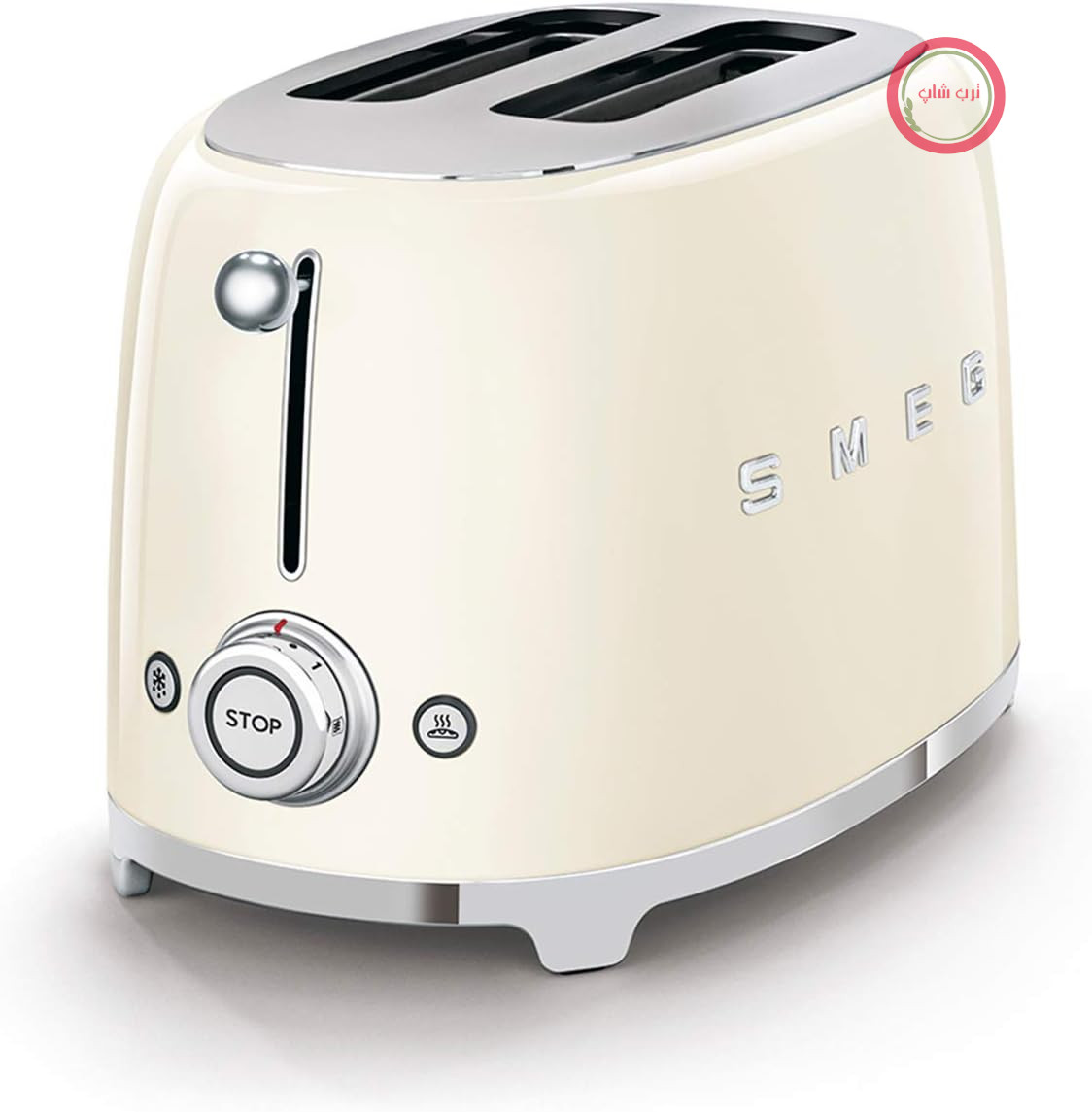 توستر اسمگ ایتالیا Smeg مدل TSF01CREU کرم دو اسلات