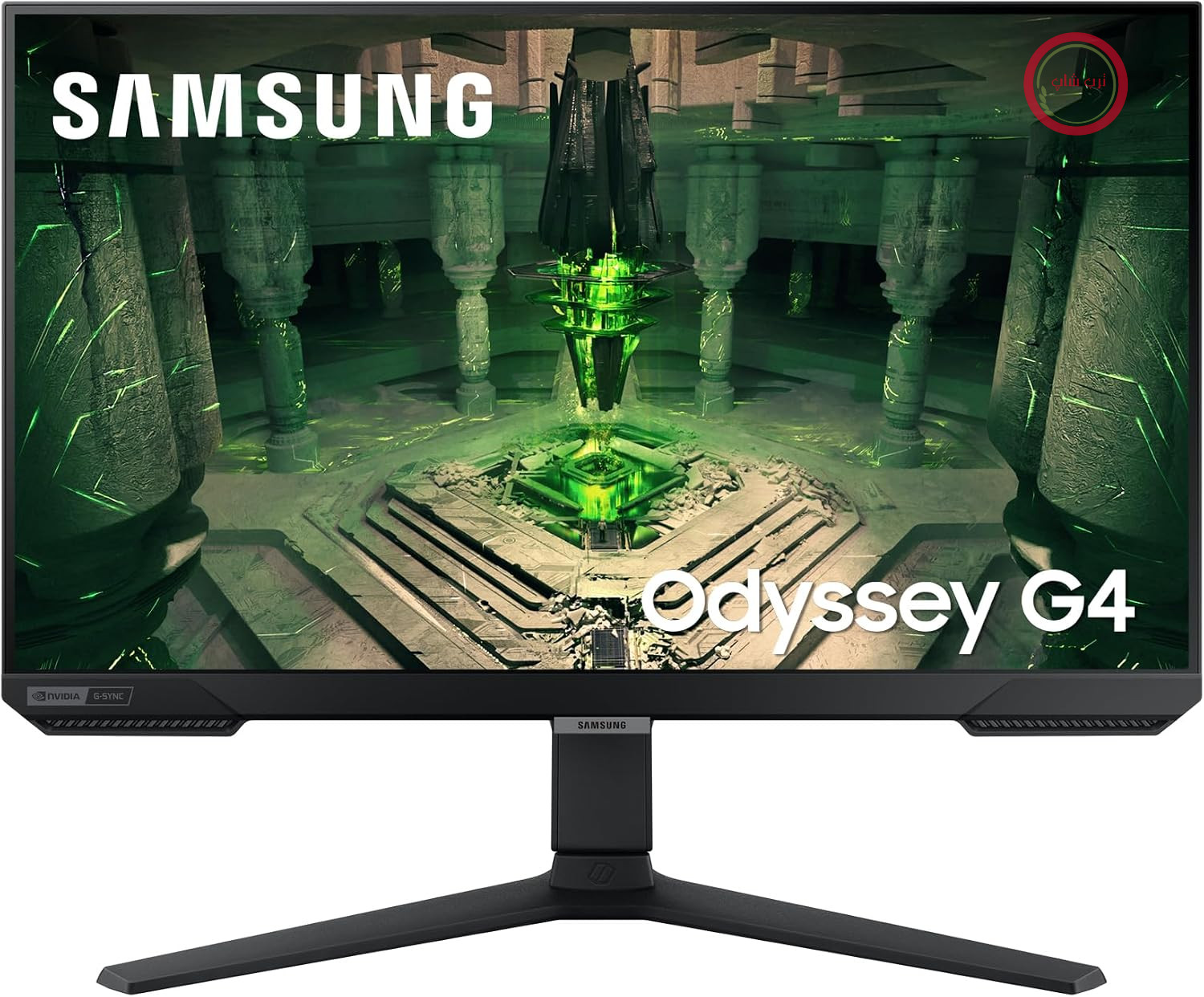 مانیتور گیمینگ سامسونگ اودیسه G4B مدل LS25BG400EU، 25 اینچ، پنل IPS، وضوح تصویر Full HD، فناوری AMD FreeSync Premium، سازگار با G-Sync، زمان پاسخگویی 1 میلی‌ثانیه (G/G)، نرخ به‌روزرسانی 240 هرتز، رنگ مشکی