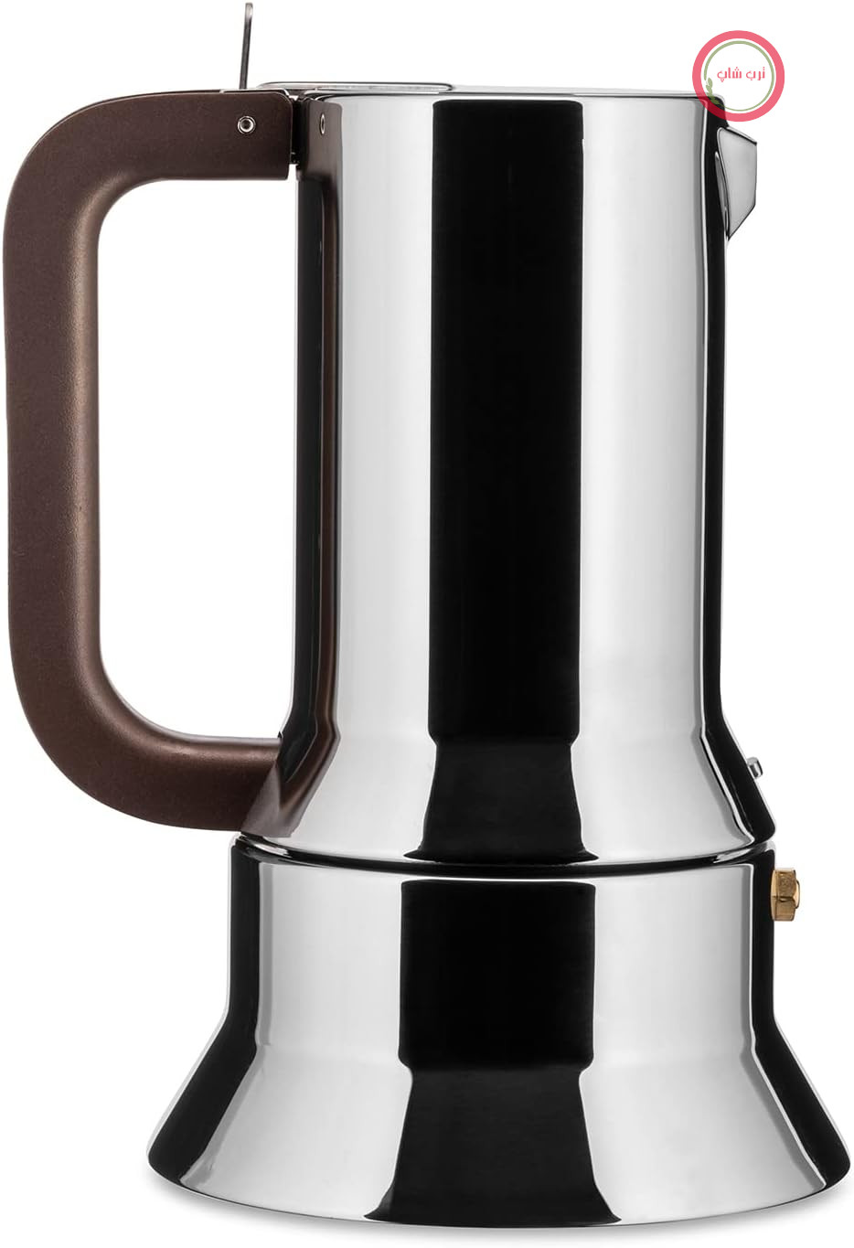 دستگاه اسپرسوساز Alessi مدل 6 فنجان القایی، استیل ضد زنگ، نقره‌ای، 15.5 در 13.5 در 27 سانتی‌متر، 9090/6