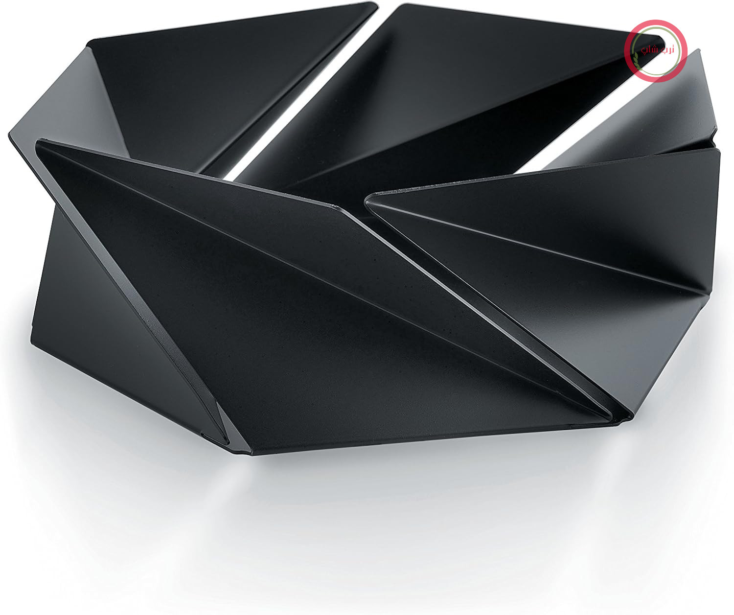 سبد Alessi NS02 B، فولادی، رنگ شده با اپوکسی، مشکی
