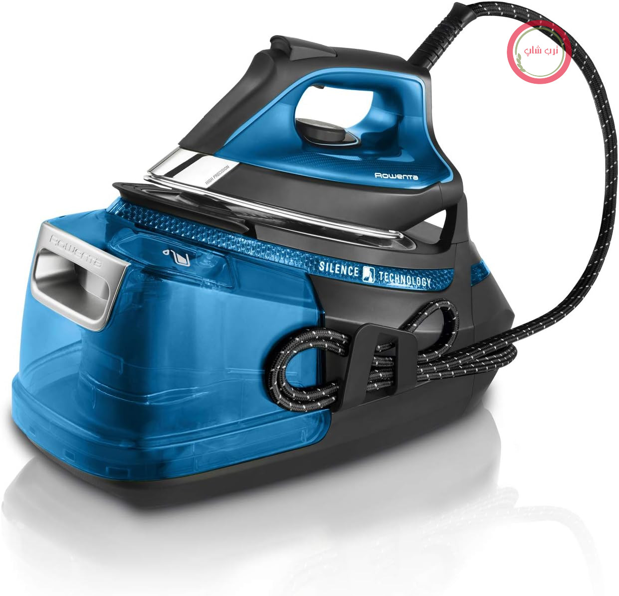 اتو بخار مخرن دار روونتا آلمان Rowenta Silence Steam Pro DG9222F0، پلاستیکی، آبی