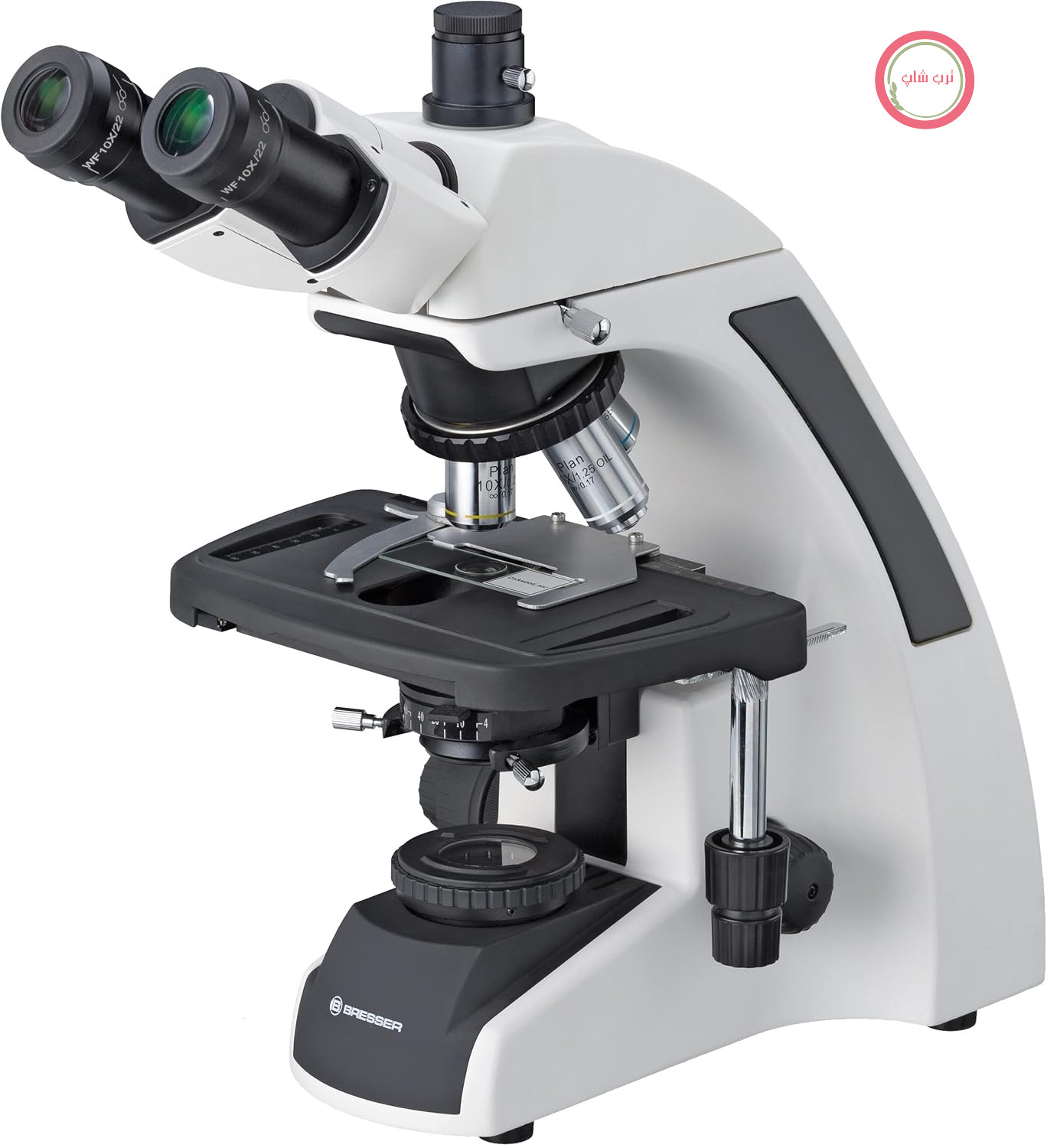 میکروسکوپ آزمایشگاهی حرفه ای سه چشمی برسر آلمان Bresser Science Infinity بزرگنمایی 40 تا 1000 برابر
