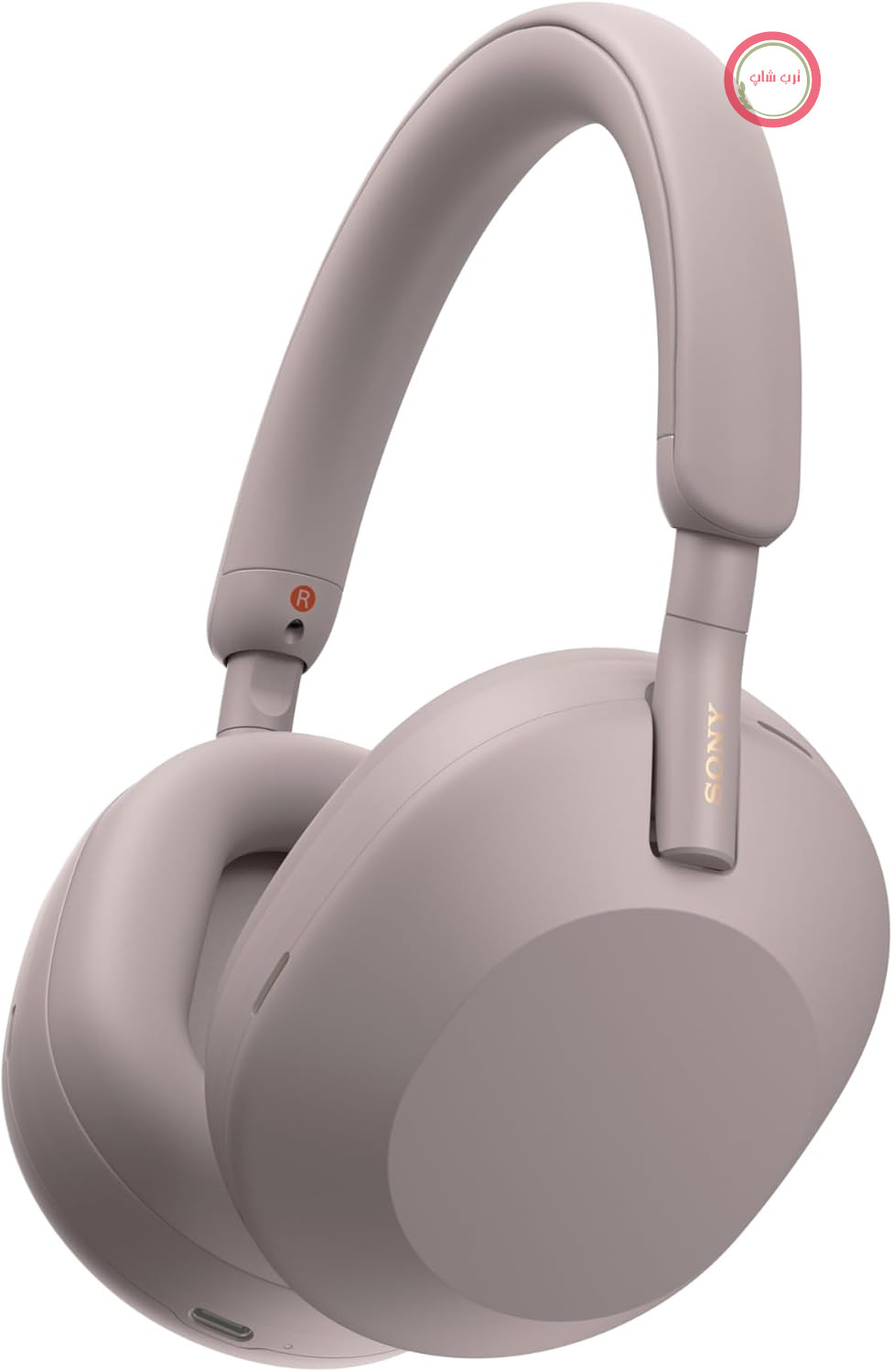 هدفون بی‌سیم روگوشی سونی WH-1000XM5، حذف نویز فعال سطح ممتاز با صدای سه‌بعدی فضایی، حالت شفافیت، تا 30 ساعت عمر باتری، بلوتوث، صورتی دودی