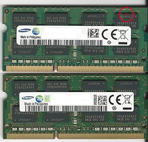 کیت حافظه رم سامسونگ M471B1G73BH0-YK0 با ظرفیت 16 گیگابایت (DDR3L SO-DIMM PC3-12800 1600 مگاهرتز 1.35 ولت ولتاژ پایین CL-11)