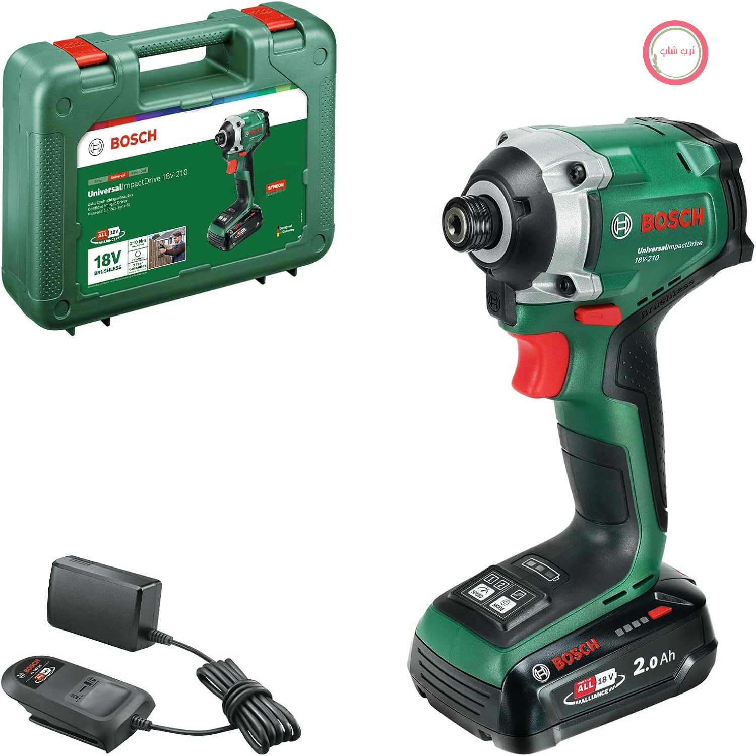 آچار ضربه‌ای بی‌سیم Bosch UniversalImpactDrive 18V - 210 18V System (آچار ضربه‌ای قدرتمند