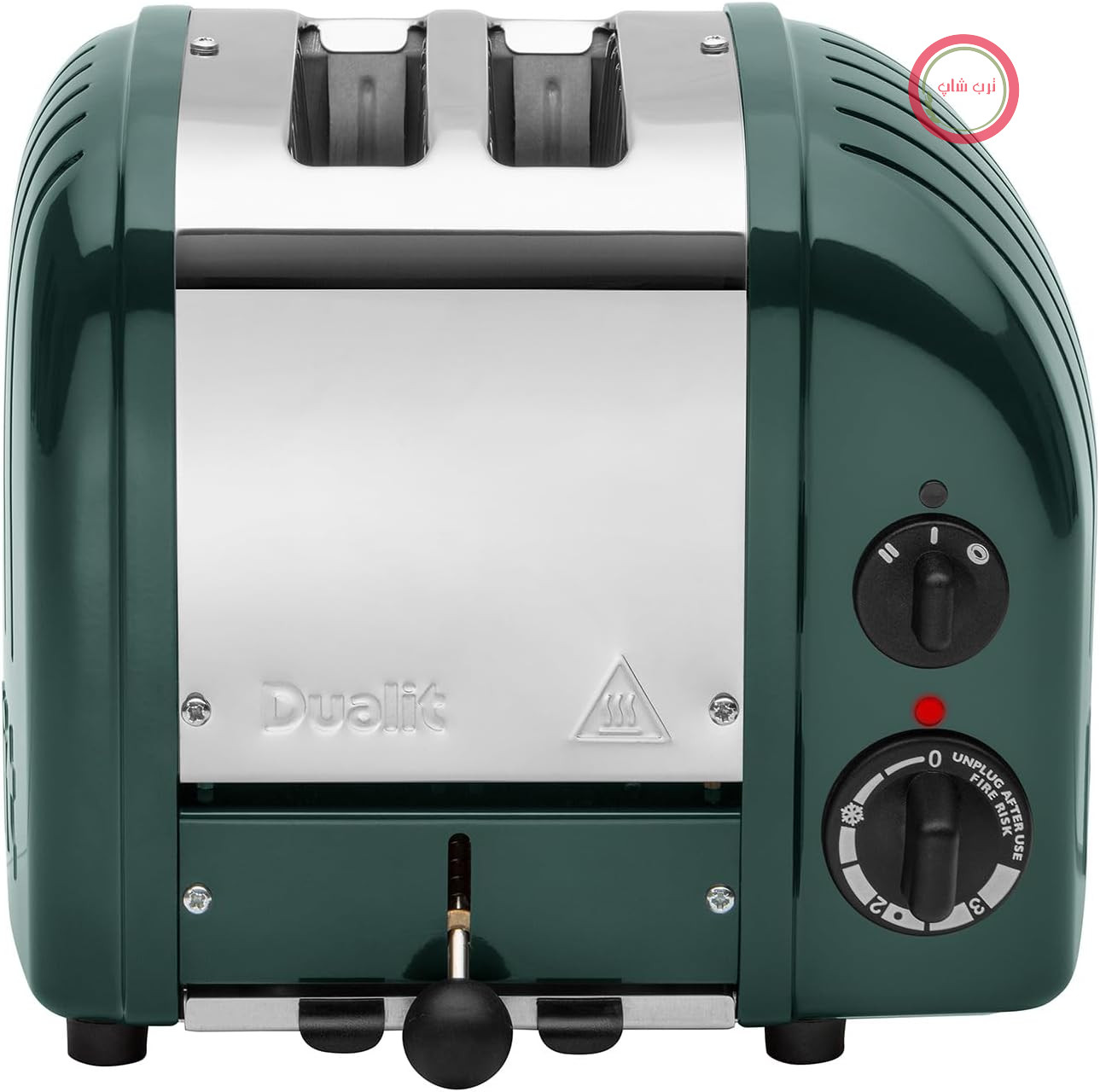 Dualit Classic - توستر دو تکه NewGen - استیل ضد زنگ - ساخت بریتانیا - المنت‌های ProHeat قابل تعویض - عملکرد یخ‌زدایی نان - تایمر مکانیکی - توستر کلاسیک