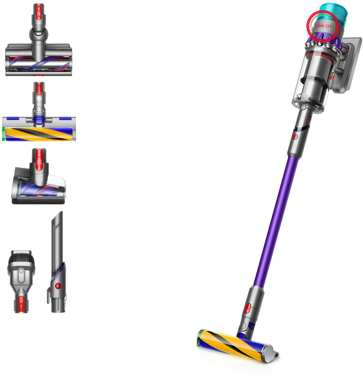 جارو شارژی دایسون انگلستان Dyson Gen5detect Absolute نیکل/بنفش