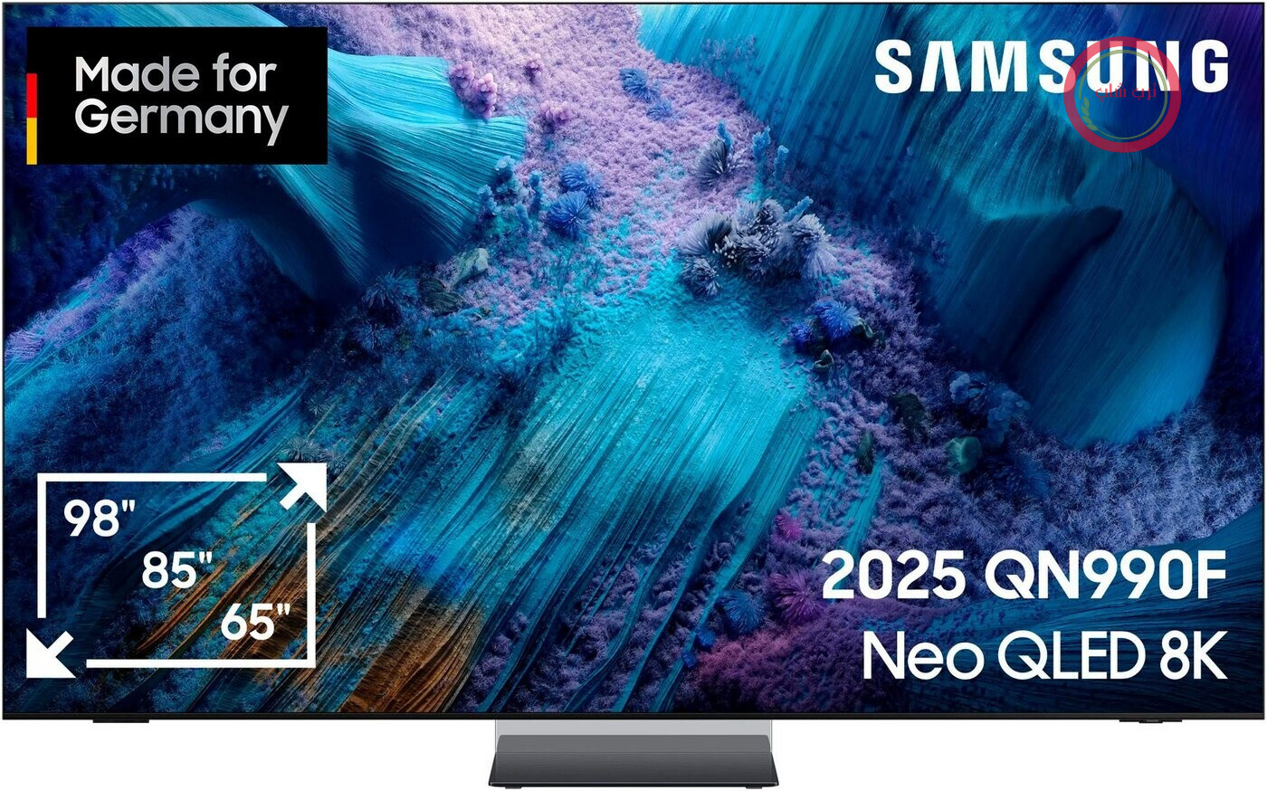 تلویزیون کوچک سامسونگ ۸۵ اینچی Neo QLED QN990F 8K Mini LED، تلویزیون هوشمند با هوش مصنوعی، اتصال بی‌سیم، صفحه نمایش بدون تابش خیره‌کننده و تا ۲۴۰ هرتز [نسخه اسپانیایی]